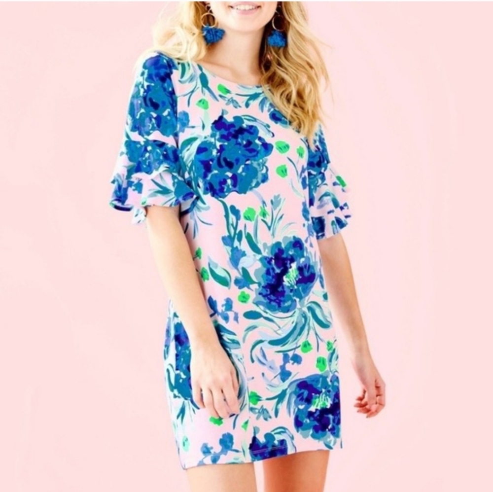 Lilly Pulitzer hydrangea dress